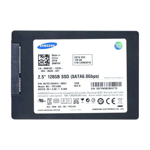 NMY6F Dell 128GB Multi-Level Cell SATA 6Gb/s 2.5-Inch Solid State Drive