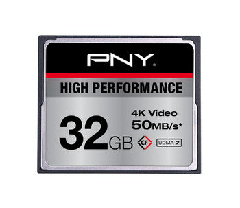 PNY Technology - P-CF32GU7-GE - 32GB High Performance CompactFlash (CF) Memory Card