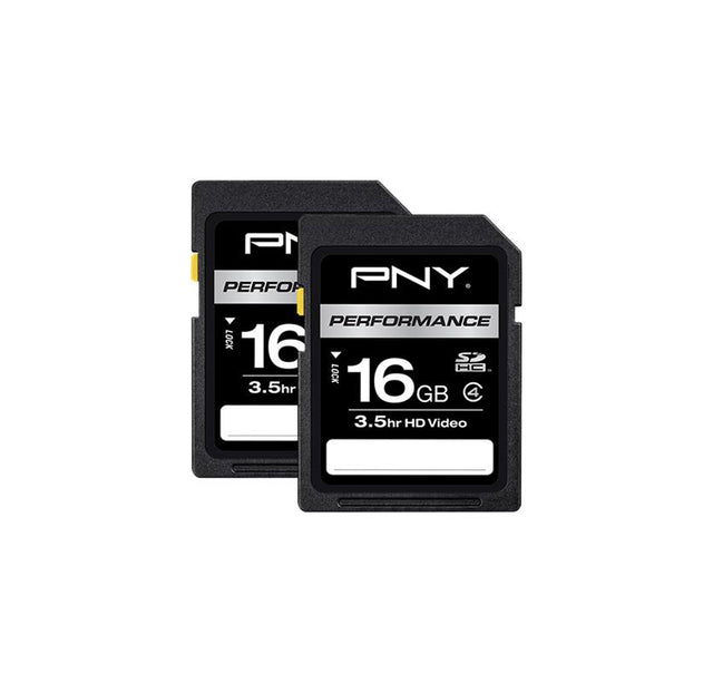 P-SDHC16G4X2-GE - PNY Performance 16GB Class 4 SDHC Memory Card