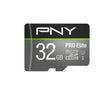 PNY Technology - P-SDU16X2U185EL-GE - PRO Elite 32GB Class 10 microSDHC U3 Flash Memory Card