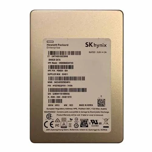 P04954-004 HP 3.84TB SATA 6Gb/s Hot-Pluggable Read Intensive 2.5-Inch Enterprise Solid State Drive for ProLiant Server and Storage Array