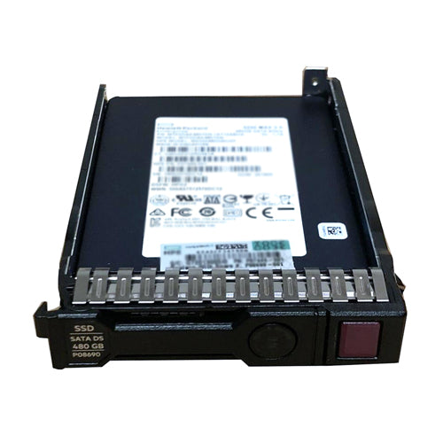P08690-001 HP 480GB SATA 6Gb/s Hot-Pluggable Mixed Use 2.5-Inch Enterprise Solid State Drive with Smart Carrier for ProLiant Server DL388 Gen10