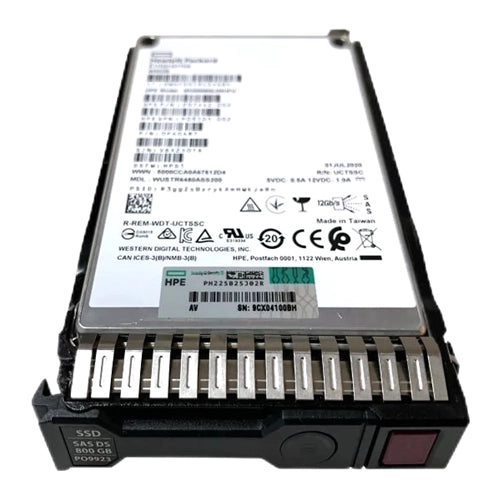 P09923-001 HP 800GB SAS 12Gb/s Mixed Use 2.5-inch Solid State Drive