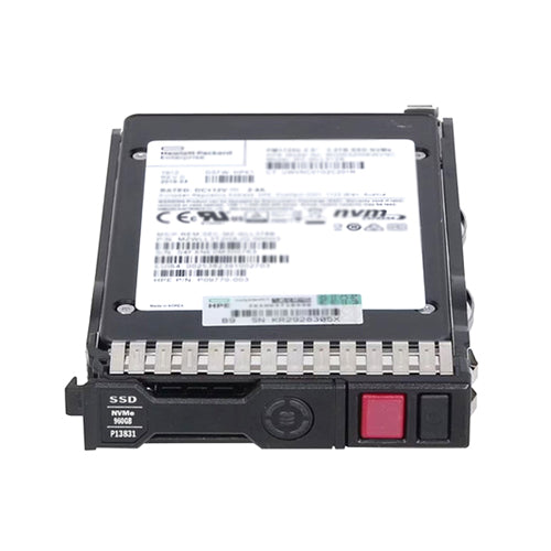 P13831-001 HP 960GB PCI Express 3.0 x4 NVMe Read Intensive U.2 2.5-inch Solid State Drive