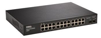 Dell - PCT2824 - Powerconnect 2824 24-Ports SFP 10/100/1000Base-T Manageable Layer 2 Rack-mountable 1U Gigabit Ethernet Switch