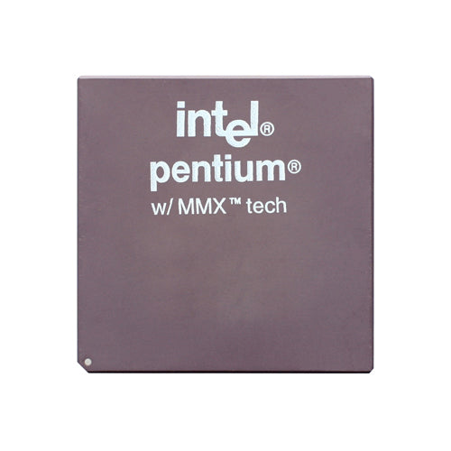 SL25N Intel Pentium MMX Single-Core 200MHz 66MHz FSB 16KB L1 Cache Socket PGA Processor