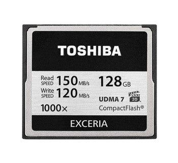 Toshiba - PFC128U1EXS - Exceria 128GB 1000x CompactFlash (CF) Memory Card