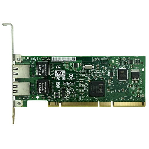 PWLA8492MT Intel PRO/1000 MT 2-Ports 1Gb/s 1000Base-T PCI-X Gigabit Ethernet Server Network Adapter Card