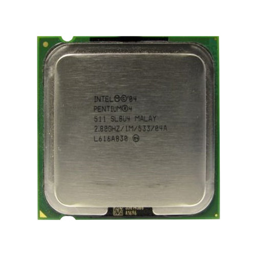 SL7E2 Intel Pentium 4 511 Single-Core 2.80GHz 533MHz FSB 1MB L2 Cache Socket PGA478 Processor