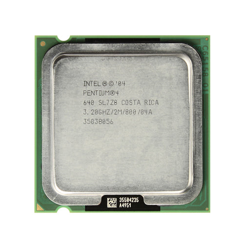 K8083 Dell 3.20GHz 800MHz FSB 2MB L2 Cache Socket LGA775 Intel Pentium 4 640 Single-Core Processor