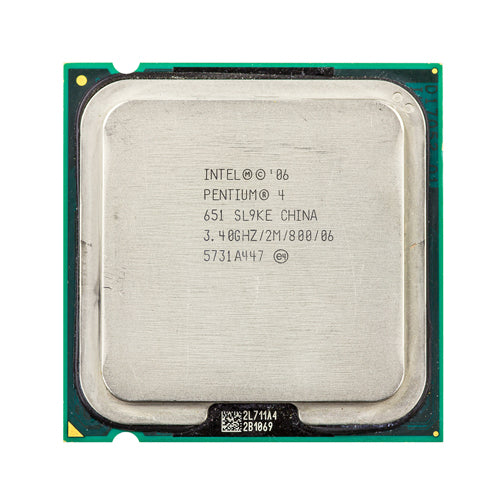 BX80552651 Intel Pentium 4 651 Single-Core 3.40GHz 800MHz FSB 2MB L2 Cache Socket LGA775 Processor