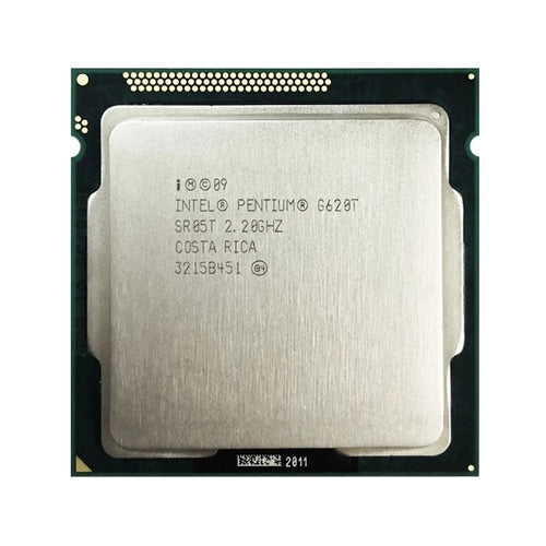 BX80623G620T Intel Pentium G620T Dual-Core 2.20GHz 5.00GT/s DMI 3MB L3 Cache Socket LGA1155 Processor