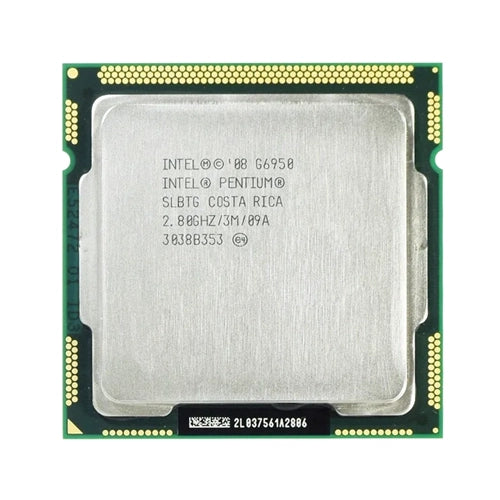 BX80616G6950 Intel Pentium G6950 Dual-Core 2.80GHz 2.50GT/s DMI 3MB L3 Cache Socket LGA1156 Processor