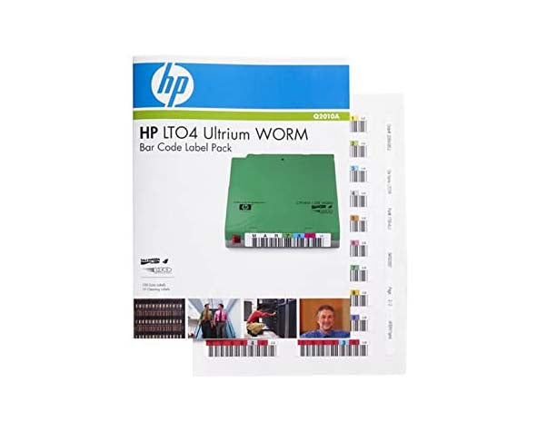 Q2010A - HP LTO4 Ultrium WORM Bar Code Label Pack