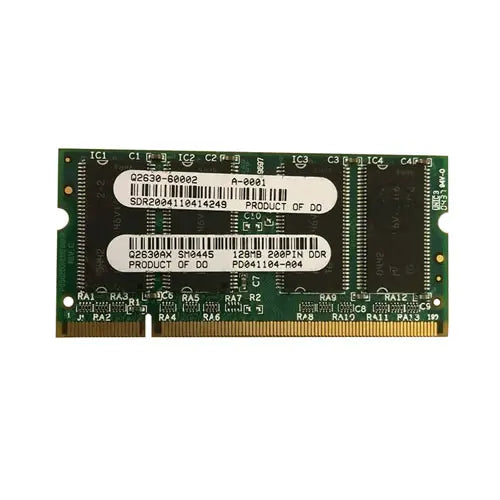 Q2630-60002 - HP 128MB DDR-266MHz PC2100 non-ECC Unbuffered CL2 200-Pin SoDimm Memory Module for Color LaserJet 4650/4700/5550 Series Printers