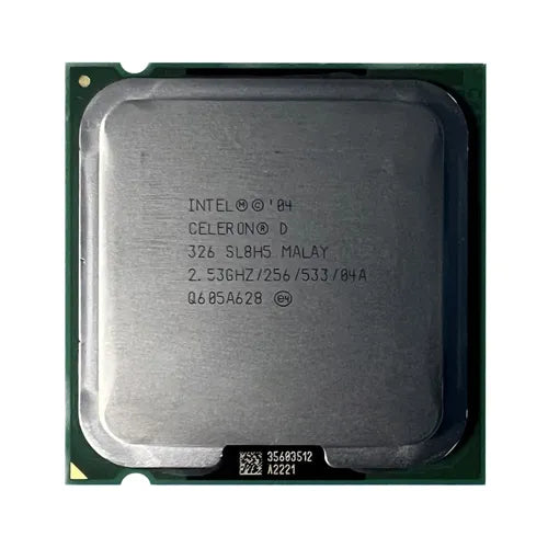 R7180 Dell 2.53GHz 533MHz FSB 256KB L2 Cache Socket LGA775 Intel Celeron D 326 Single-Core Processor