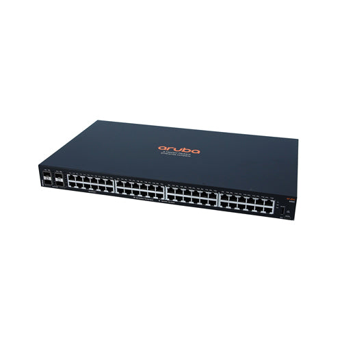 R8N86A#ABA HP Aruba 6000 Series 48G 48 x Ports 1000Base-T + 4 x Ports 1GbE SFP 1U Rack-mountable Layer 3 Managed Gigabit Ethernet Network Switch