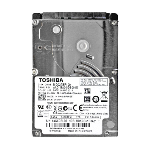 RK1PP Dell 1TB 5400RPM SATA 6Gb/s 2.5-Inch Hard Drive for Latitude Notebooks
