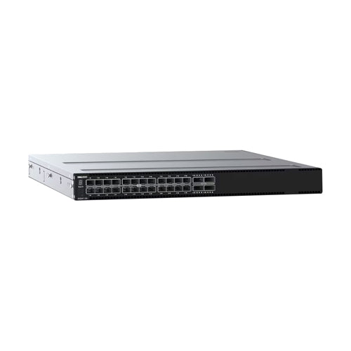 S5224F-ON Dell PowerSwitch S5200-ON Series S5224F-ON 24 x Ports 25Base-X SFP28 + 4 x QSFP28 Ports Layer 3 Managed 1U Rack-Mountable Gigabit Ethernet Network Switch