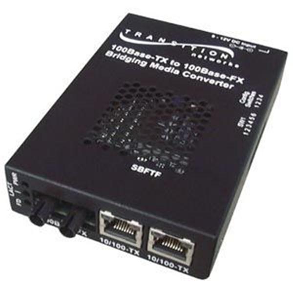 SBFTF1013-110 Transition 2 Port 10/100Base-TX To 100Base-FX MMF 1300 NM SC Duplex 2 Kilometers Stand-Alone for Fast Ethernet Media Converter