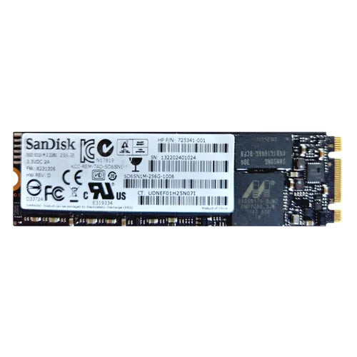 SD6SN1M-256G-1006 SanDisk X110 256GB Multi-Level Cell SATA 6Gb/s M.2 2280 Solid State Drive