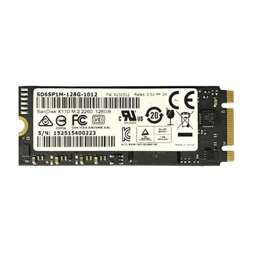 SD6SP1M-128G-1012 SanDisk X110 Series 128GB Multi-Level Cell SATA 6.0Gb/s M.2 2260 Solid State Drive