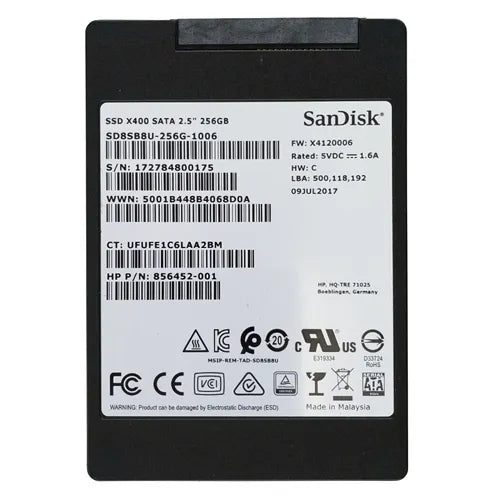 SD8SB8U-256G-1006 SanDisk 256GB Triple-Level Cell SATA 6Gb/s 2.5-Inch Solid State Drive
