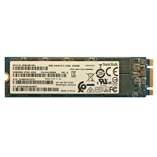 SD8SN8U-256G-1006 SanDisk X400 Series 256GB SATA 6Gb/s M.2 2280 Solid State Drive