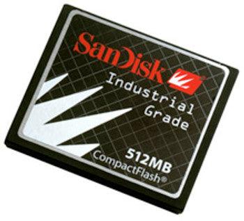 SanDisk - SDCFB-512-201-80 - 512MB Industrial CompactFlash (CF) Memory Card