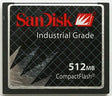 SanDisk - SDCFBI-512-201-80 - 512MB Industrial CompactFlash (CF) Memory Card