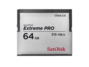 SanDisk - SDCFSP-064G-G46 - Extreme Pro 64GB CFast 2.0 Flash Memory Card