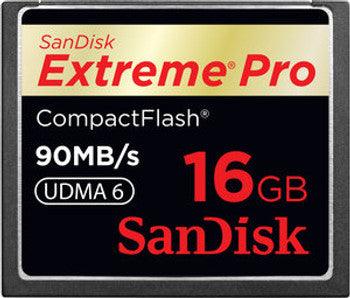 SanDisk - SDCFXP-016G-E91 - Extreme Pro 16GB CompactFlash (CF) Memory Card