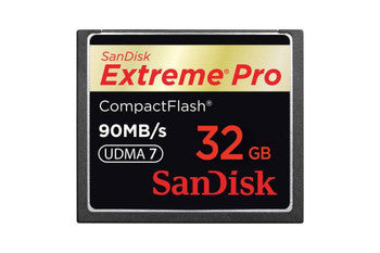 SanDisk - SDCFXP-032G-E91 - 32GB Extreme Pro 90MB/s CompactFlash (CF) Memory Card