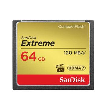 SanDisk - SDCFXS-064G-XQ46 - Extreme 64GB CompactFlash Memory Card