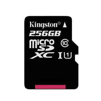 Kingston - SDCS/256GB - Canvas Select 256GB CLass 10 microSDXC 80MB/s Read Speed UHS-I Card