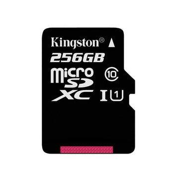 Kingston - SDCS/256GBSP - Canvas Select 256GB CLass 10 microSDXC 80MB/s Read Speed UHS-I (Single Pack)