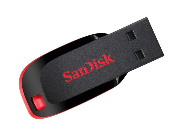 SDCZ50-008G-B35-A1 SanDisk Cruzer Blade 8GB USB 2.0 Flash Drive (Black)