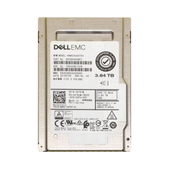 Toshiba SDFGD84DAB01 3.84TB SAS 12Gb/s Mixed Use 2.5-Inch SSD