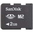 SanDisk - SDMSM2-2048-E11M - 2GB Memory Stick Micro (M2) Card with MagicGate 1GB