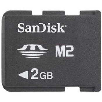 SanDisk - SDMSM2-2048-E11M - 2GB Memory Stick Micro (M2) Card with MagicGate 1GB