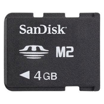 SanDisk - SDMSM2-4096-A11M - 4GB Memory Stick Micro (M2) Card 4GB