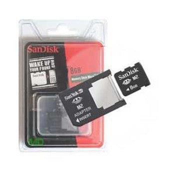SanDisk - SDMSM2-8192-E11M - 8GB Memory Stick Micro (M2) w/Adaptor