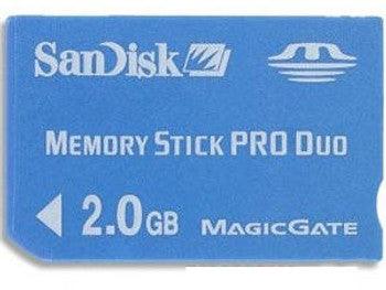 SanDisk - SDMSPD-2048-C11 - 2GB Flash Memory Stick Pro DUO