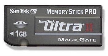 SanDisk - SDMSPH-1024-901 - 1GB Ultra II Memory Stick Pro Card