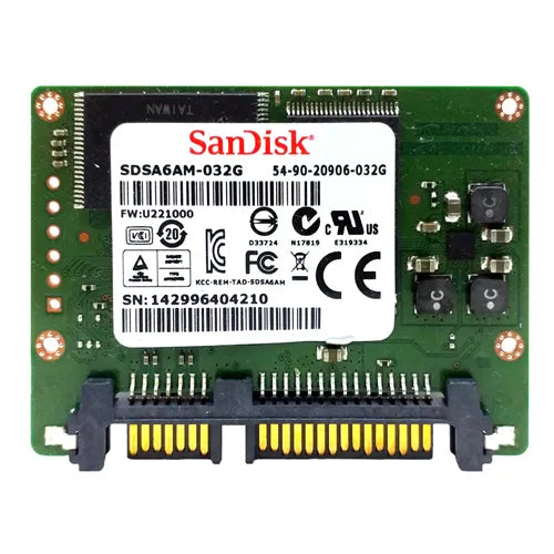 SDSA6AM-032G SanDisk U110 32GB Multi-Level Cell SATA 6Gb/s Half-Slim SATA Solid State Drive