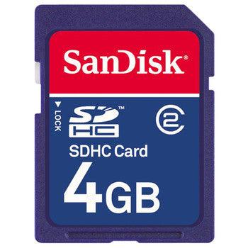 SanDisk - SDSDB-4096-C11 - 4GB Class 2 Secure Digital High Capacity (SDHC) Flash Memory Card