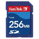 SDSDB256786 SanDisk 256MB Secure Digital (SD) Memory Card