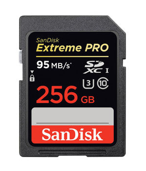 SanDisk - SDSDXP256GA46 - Extreme Pro 256GB Class 10 SDXC UHS-I Flash Memory Card