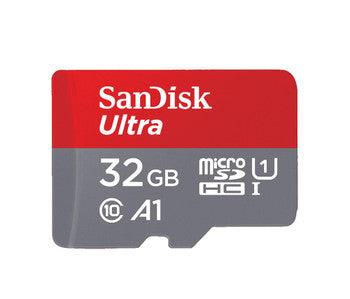 SanDisk - SDSQUAR-032G-ZN6MA - Ultra 32GB Class 10 microSDHC UHS-I Flash Memory Card