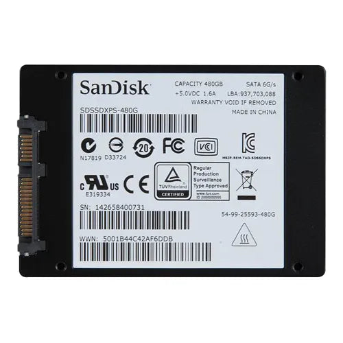 SDSSDXPS-480G-G2 SanDisk Extreme PRO 480GB Multi-Level Cell SATA 6Gb/s 2.5-Inch Solid State Drive